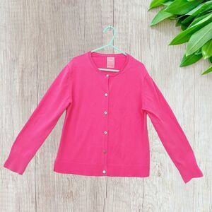 Zara Knitwear Girls Sweater Size 9 Pink Button up Long Sleeve